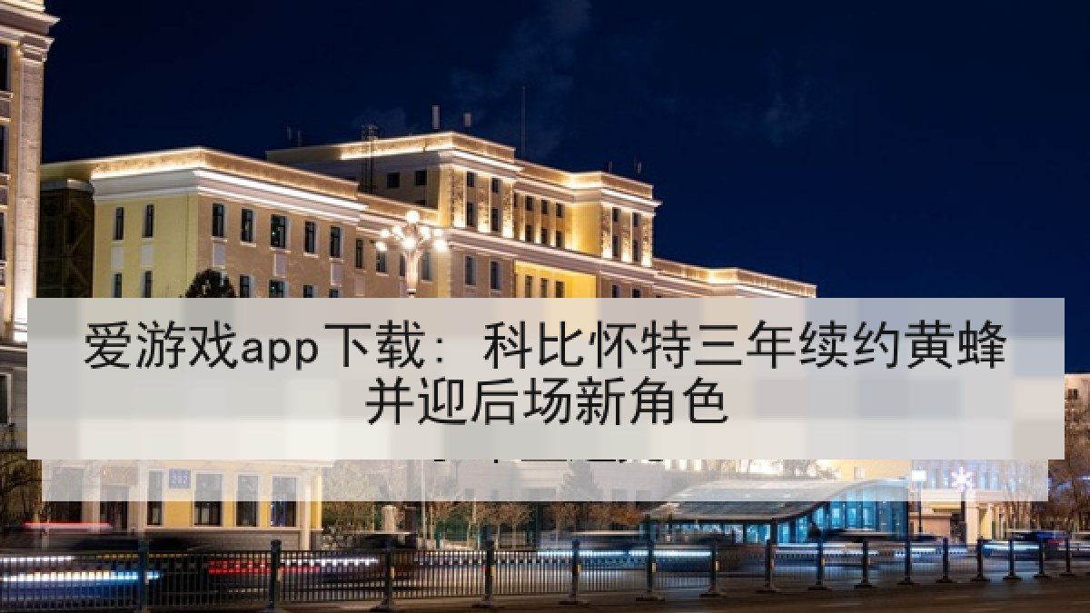 爱游戏app下载: 科比怀特三年续约黄蜂并迎后场新角色