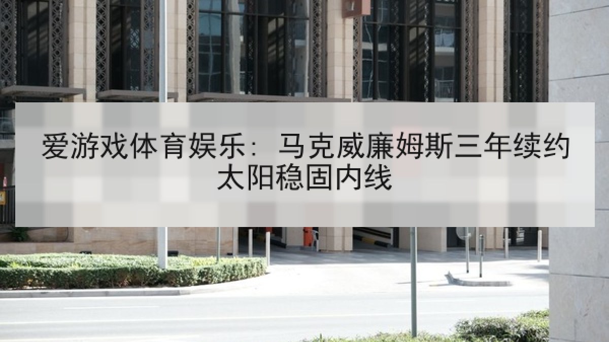 爱游戏体育娱乐: 马克威廉姆斯三年续约太阳稳固内线